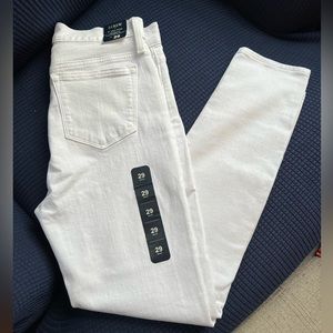 NWT J Crew white jeans